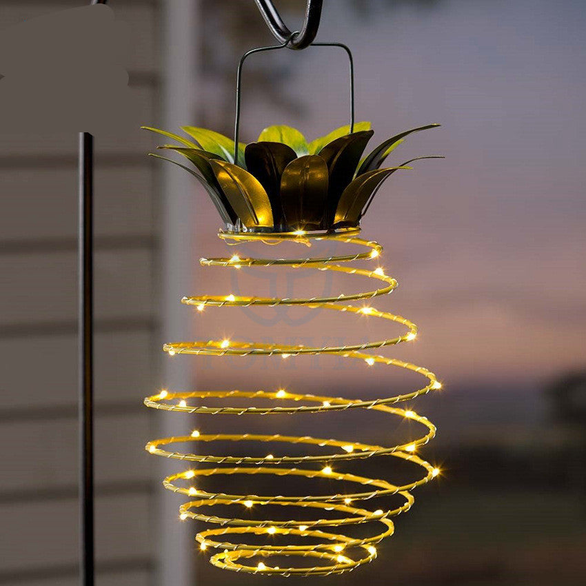 Pineapple Solar String Lights