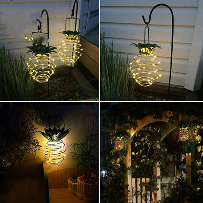 Pineapple Solar String Lights