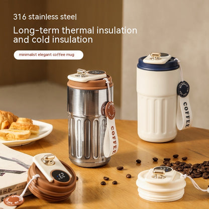 Smart Digital Thermal Bottle Portable Coffees 450ml