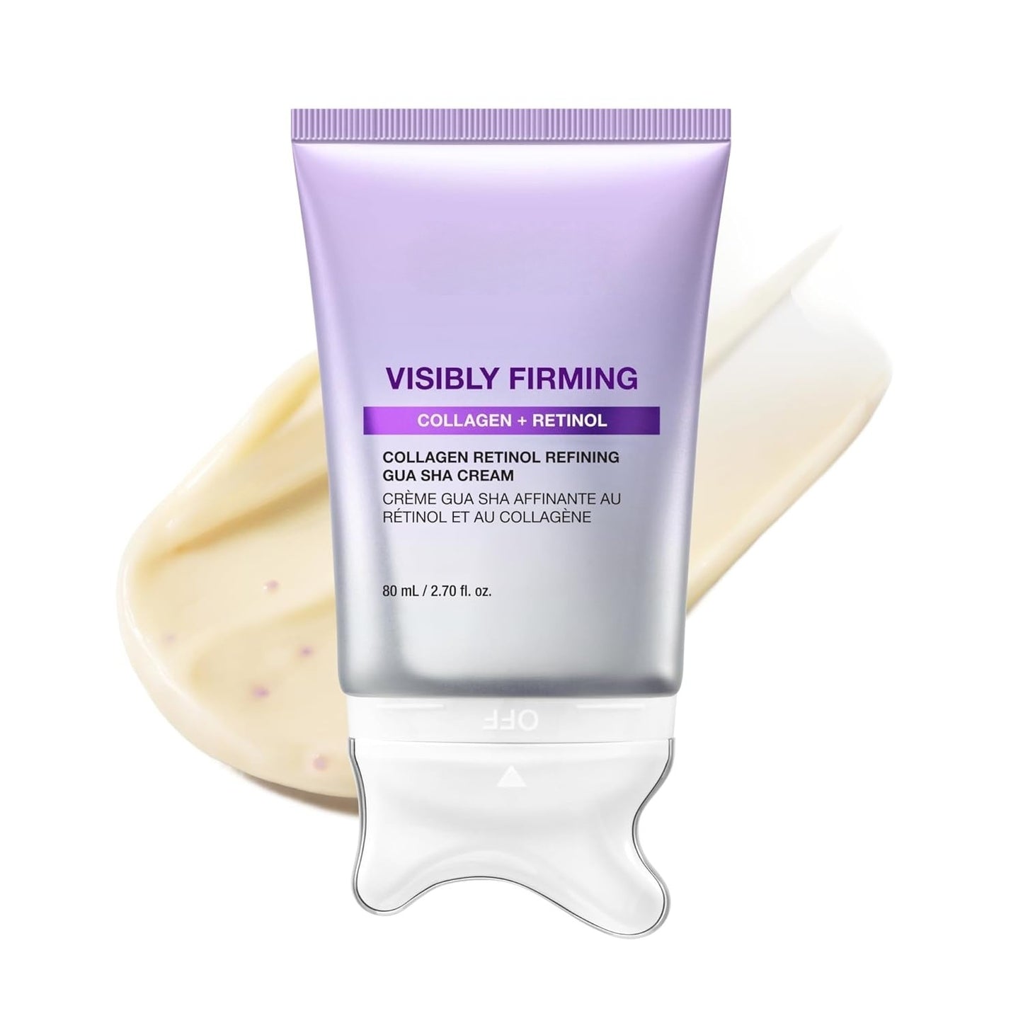 Collagen Retinol Refining Gua Sha Cream, Neck Cream For Lifting & Firming, Jawline to D�collet�, Daily Moisturizer, Fine Line Care, Neck Massager, Korean Skin Care, 2.7fl.oz