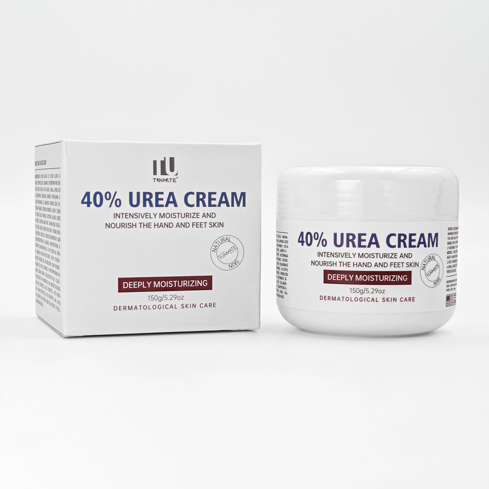 OUKEYA 40 Percent Urea Cream Hand Foot Cream for Dry Cracked Skin | Intensive moisturising urea lotion, softens rough dry cracked skin on hands, heels and feet