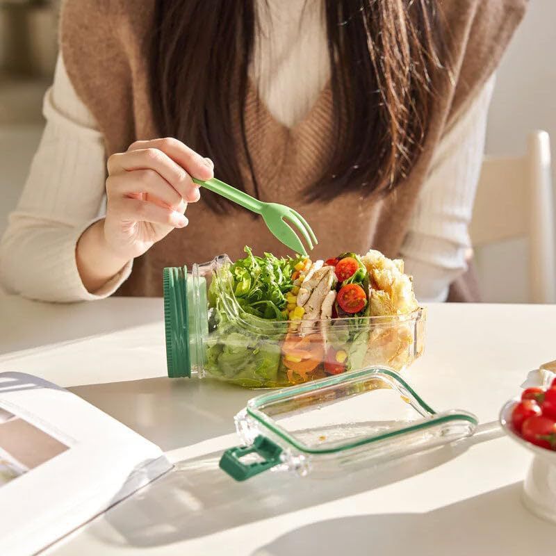 Portable Salad Pod Leakproof Container