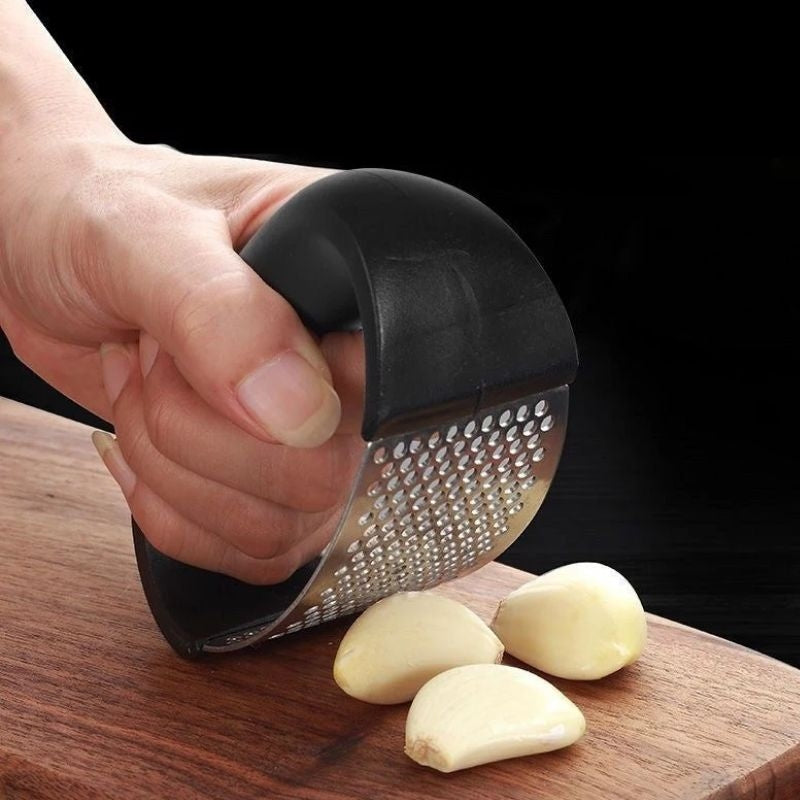 Stainless Steel Garlic Press Crusher