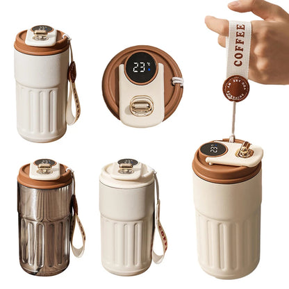 Smart Digital Thermal Bottle Portable Coffees 450ml