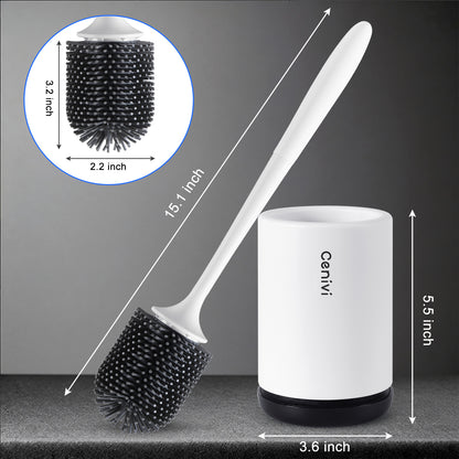 Home Fashion Simple Toilet Cleaning Brush Set