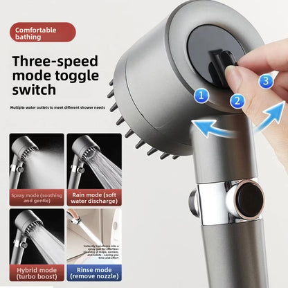 Shower Head with Handheld Multi-Function Shower Head with Water Filter