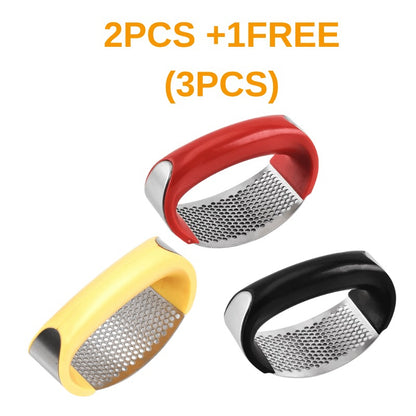 Stainless Steel Garlic Press Crusher