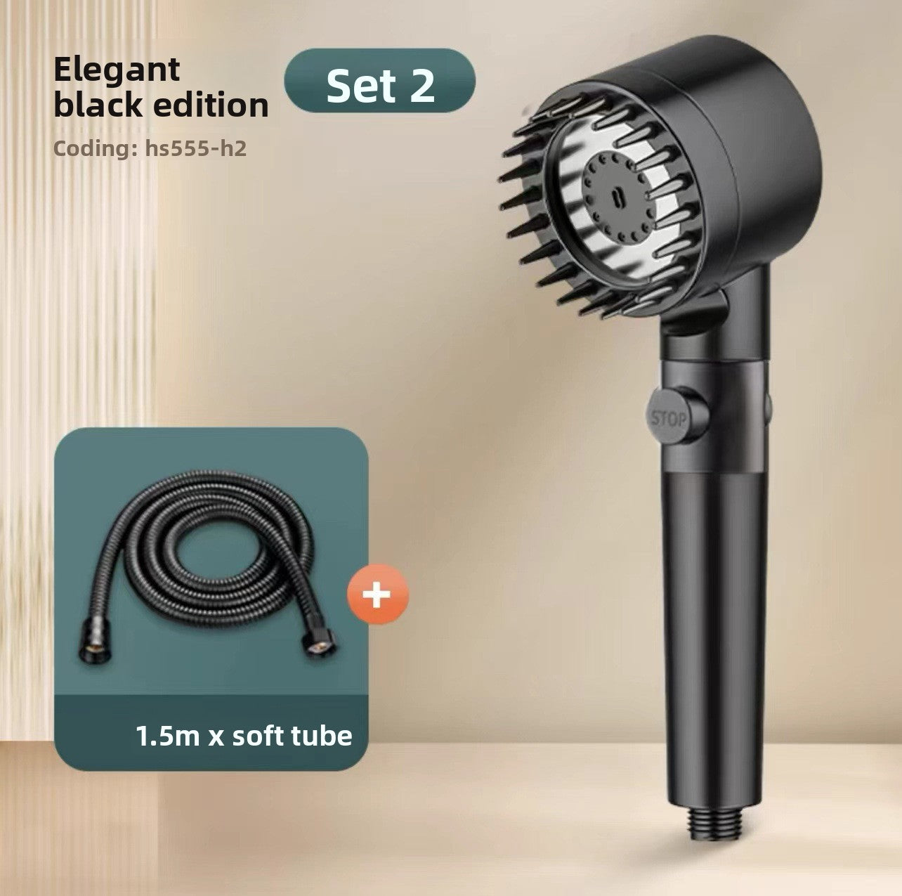 Shower Head with Handheld Multi-Function Shower Head with Water Filter