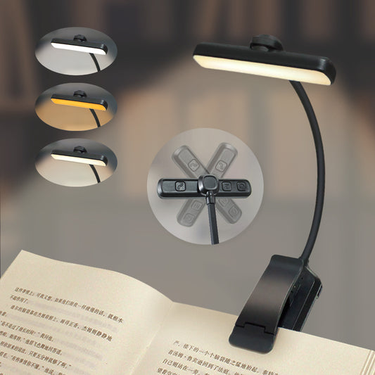Reading Lamp Book Clamp USB Rechargeable Book