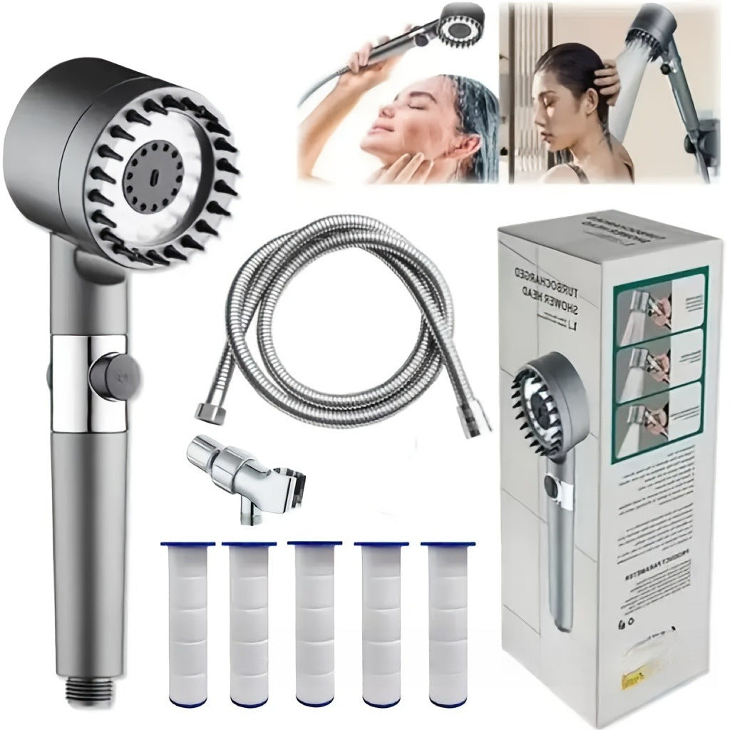 Shower Head with Handheld Multi-Function Shower Head with Water Filter