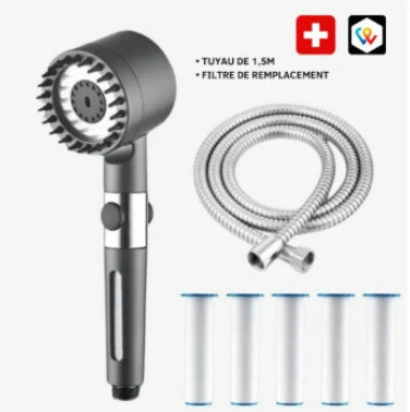 Shower Head with Handheld Multi-Function Shower Head with Water Filter