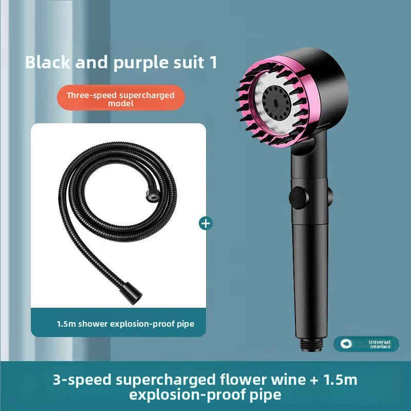 Shower Head with Handheld Multi-Function Shower Head with Water Filter