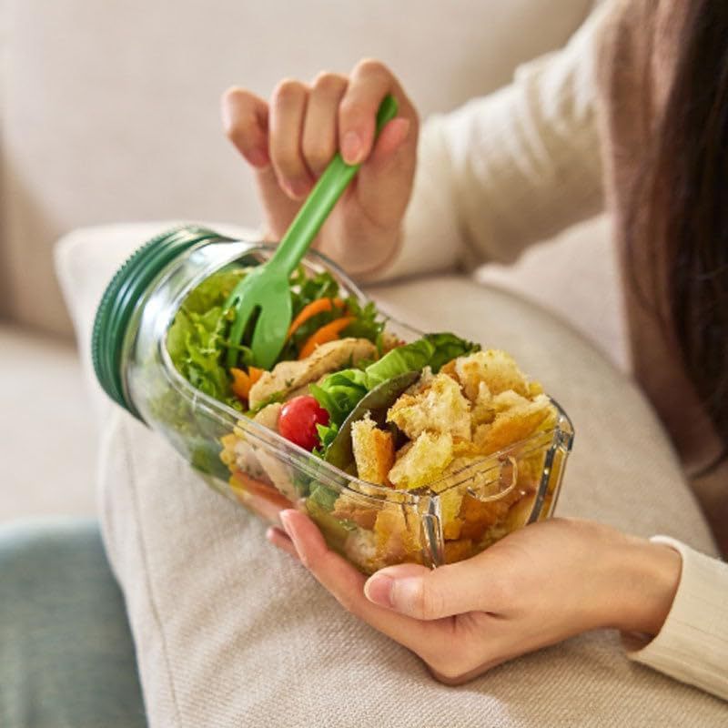 Portable Salad Pod Leakproof Container