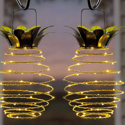 Pineapple Solar String Lights