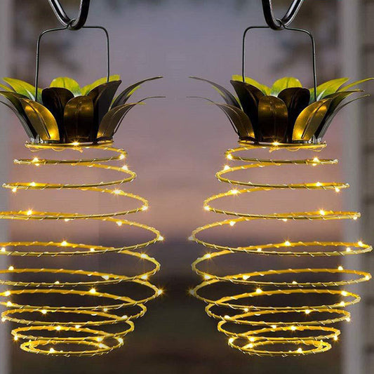 Pineapple Solar String Lights