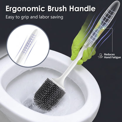 Home Fashion Simple Toilet Cleaning Brush Set